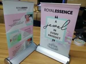 Stand Banner Gulung Mini A4 A3 untuk Promosi dan Pameran - Product Image 6