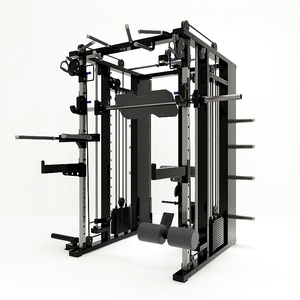 Máquina de Gimnasio Multifuncional Combo Rack <span class=keywords><strong>Multipower</strong></span> Smith Compact Lat Pull Down Cable Machine, Equipo de Ejercicio Todo en Uno para Gimnasio en Casa - Product Image 1