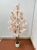 Décoration d'arbre vert artificiel pour la maison, plantes en pot artificielles pour le salon, ornements élégants pour la table à manger