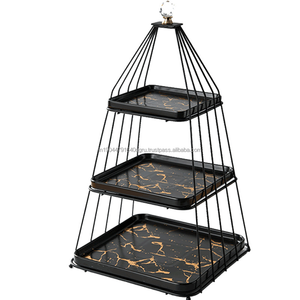 Serveur de gâteau en marbre de qualité supérieure, plateau rond en marbre fin pour la décoration intérieure et les utilisations occasionnelles - Product Image 1
