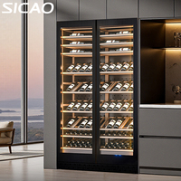 Gabinete de almacenamiento de vino personalizado profesional de gama alta SICAO colores variables entrega rápida 10 tamaños enfriador de vino personalizado
