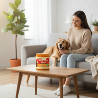 Complément alimentaire probiotique à mâcher pour chiens, en stock, 6 souches de Lactobacillus et prébiotiques pour soulager la diarrhée et favoriser la santé de la peau et du pelage