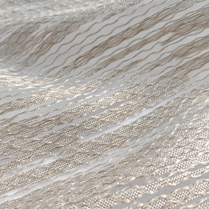 Cortina transparente de <span class=keywords><strong>lino</strong></span> <span class=keywords><strong>y</strong></span> <span class=keywords><strong>lana</strong></span> de lujo, cortinas de gasa beige <span class=keywords><strong>y</strong></span> crema con diseños plisados <span class=keywords><strong>y</strong></span> de animales tejidos para decoración del hogar - Product Image 4