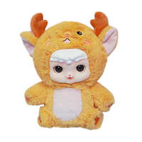 Jouets en peluche personnalisés en coton PP, animaux en peluche, poupées en peluche de dessins animés, mascotte d'entreprise