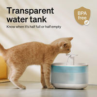 Pompe ultra silencieuse avec système de filtration triple pour une fontaine à eau potable fraîche à fonctionnement continu pour chats, chiens et animaux domestiques, OEM