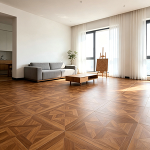 <span class=keywords><strong>Carrelage</strong></span> en porcelaine effet <span class=keywords><strong>parquet</strong></span> bois gaufré Blaze Build 600x600 9mm Mat Motif floral géométrique pour sol <span class=keywords><strong>et</strong></span> mur avec garantie de 5 ans - Product Image 5