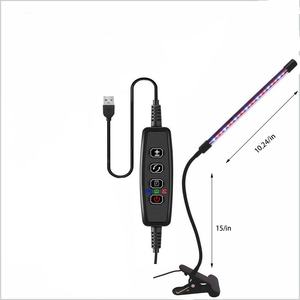 Lámpara LED Inteligente para Cultivo de Plantas con Clip, Cambio de Color, USB, Temporizador, Regulable, Venta al Por Mayor - Product Image 4