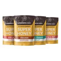 LIFEWORTH Workout Running Wild Ginger Honey Energy Gel Packets Snack