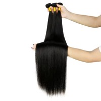 Venta al por Mayor de Paquetes de Cabello Humano, Cabello Vietnamita Virgen, Liso, en Existencia, Calidad Superior, Envío Rápido