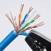 Câble Ethernet Cat6a Cat6 UTP FTP haute performance 305m 1000ft, câble LAN de qualité CCA pour l'installation de caméras CCTV