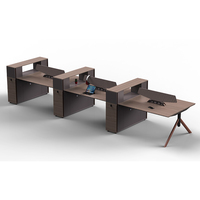 Postes de travail modulaires exécutifs modernes pour 2, 4 ou 6 personnes, mobilier de bureau pour centre d'appels