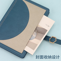 Coffret Cadeau Carnet en Similicuir Personnalisable avec Logo, Format A5, Bloc-Notes Relié par Fil, Cahier de Notes pour Réunions Professionnelles, Idéal comme Cadeau