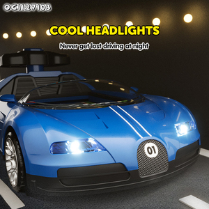 Jouet de simulateur d'aventure de jeu de course de voiture d'enfants en plastique frais avec le volant - Product Image 6