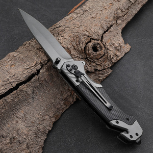 Hongrui Hot Bán nhựa xử lý dao đa chức năng Survival công cụ với lửa Starter công cụ và chiến thuật đèn pin cắm trại - Product Image 4