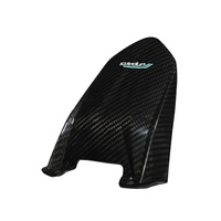 Prêt à être expédié - Garde-boue arrière Sur-Ron Light Bee X LBX en fibre de carbone véritable, coussin de protection, garde-boue pour Segway X260, pièces de moto tout-terrain