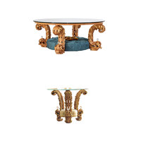 Ensemble de canapés modulaires sectionnels de luxe en tissu, style royal victorien et design français, pour villa, appartement et salon