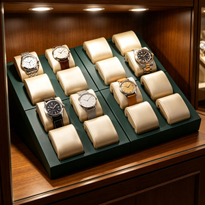 Accessoires de présentation de bijoux de luxe, présentoir de montres, présentoir de bracelets, ensemble de présentoirs de bijoux pour boutique - Product Image 1