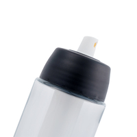 Distributeur d'huile acrylique pulvérisateur, de 100ml, verseur, vinaigre pulvérisateur, distributeur à pression d'huile