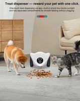 Kamera Pemantau Hewan Peliharaan Pintar 360 Ai GPT Robot Cerdas dengan Dispenser Camilan, Kontrol Aplikasi Wifi, Terbaru di 2026