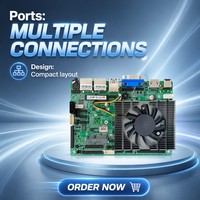 Placa Base Industrial Profesional para Adquisición de Datos con DDR4 de 16 GB, Intel, 6 Puertos COM RS232 RS485, LAN Gigabit y M.2 NVMe