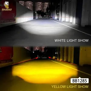 BAOBAO Mini Fahr linse LED zweifarbige Zusatz Hjg Nebel Projektor Lichter Fahrrad Motorrad Scheinwerfer für Motorrad