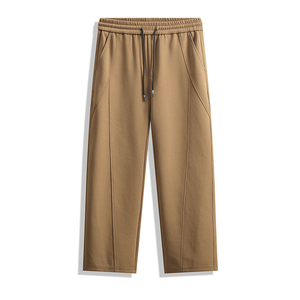 Pantalones casuales rectos con cordón para hombre primavera y otoño 2025 nueva moda Joker deportes pantalones de pierna ancha sueltos al aire libre correr Delgado - Product Image 2