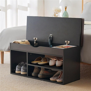 Meuble à chaussures transfrontalier <span class=keywords><strong>Tabouret</strong></span> à langer-Rangement du corps Support en <span class=keywords><strong>bois</strong></span> à rabat Accueil - Product Image 4