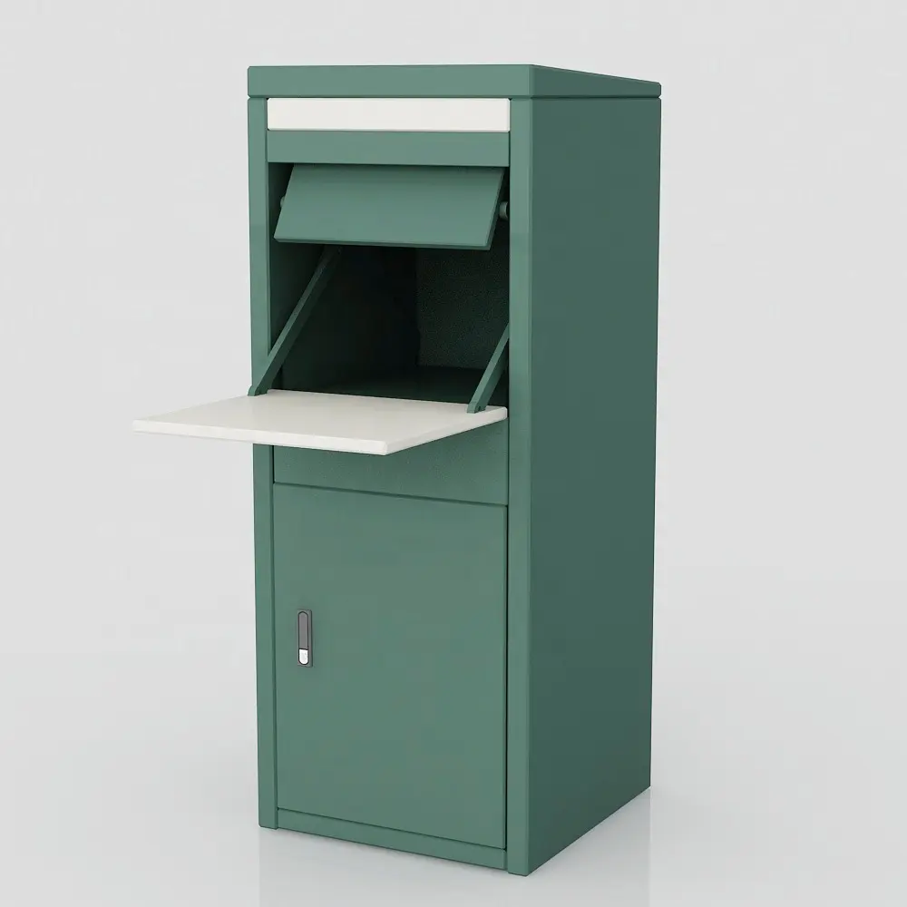 metal large outdoor parcel delivery box large parcel drop box for mail letter post parcel boxes