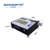 Découpeur et graveur laser économique 40W 50W 4040 Machine à découper le bois et le plastique pour les cartes.