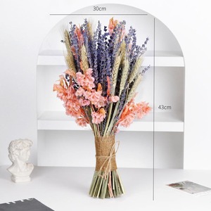 G79 Día de Navidad Decoración Presente <span class=keywords><strong>Lavanda</strong></span> seca Bebé Aliento Flores Paquetes Ramo de flores secas Gypsophila natural - Product Image 2