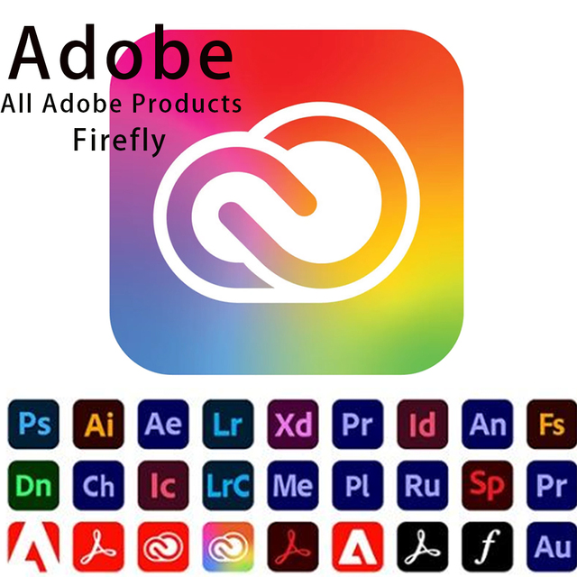 Adobes Creative Cloud All Apps 1 Year Subscription 2026 Genuine Ps Pr AI Generic Filling Firefly Mac/PC Account