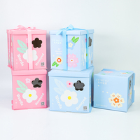 Sac fourre-tout en papier kraft écologique personnalisé avec poignée pour emporter gâteaux et desserts, avec votre propre logo