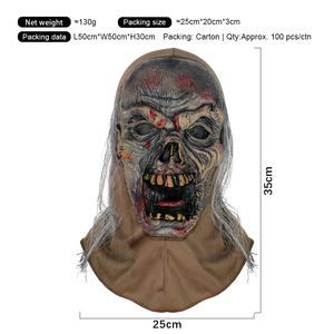Máscara de Personaje de Película de Terror Personalizada, Máscara de Látex para Cosplay de Halloween, Decoración para Disfraces de Fiesta - Product Image 2