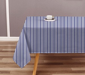 Wholesale Cotton Stripe <b>Table</b> Cloth Yarn Dyed Fabric Durable <b>Dining</b> <b>Table</b> <b>Cover</b> Eco Friendly Home Textile Bulk Supplier - Product Image 3
