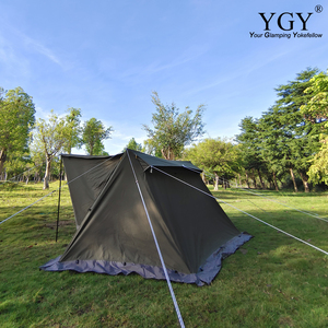 <span class=keywords><strong>Tente</strong></span> de randonnée pour une personne <span class=keywords><strong>Bushcraft</strong></span> TC avec auvent Abri de camping à une chambre pour la randonnée et les aventures de survie - Product Image 4