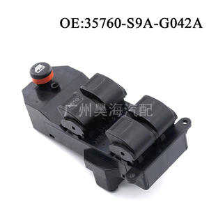 Conjunto de Interruptor Elevador de Ventanas Nuevo 35760-S9A-G042A para Vehículos Honda CRV 2002-2006 - Product Image 2