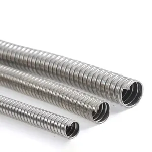 Electrical Stainless Steel Flexible Conduit | Stainless Steel Flexible Wire Metal Conduit | SS304 Metal Flexible Conduit