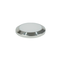 Lampe de dôme intérieure ronde à LED 12V/24V de haute qualité pour caravane, à montage en surface, avec protection UV, accessoire d'éclairage de toit pour voiture