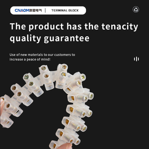 Wholesale Nylon Plastic Electrical 12 <strong>Pole</strong> Position White Barrier Spacing Dual Row X3-0312 Screw <strong>Terminal</strong> <strong>Block</strong> Strip <strong>Connector</strong> - Product Image 5