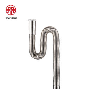 Joyhoo <span class=keywords><strong>Tuyau</strong></span> de vidange de lavabo brossé pour évier 304 Acier inoxydable naturel 32*800 Mm Laiton chromé Crépine de <span class=keywords><strong>pompe</strong></span> moderne 3 pouces 3 ans - Product Image 1