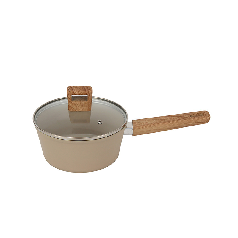 Pot à lait en bois 18 cm