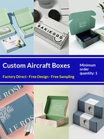 Boîtes en carton ondulé sur mesure, emballages plats, petites séries, impression recto-verso en couleur, logo imprimé, boîte cadeau haut de gamme