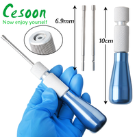 Implan Mikro Gigi, Sekrup Mini, Obeng Self Drilling, Gagang Bulat, Kunci Hexagonal 20/28mm, Alat Gigi Low Handpiece