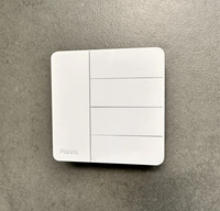Interrupteur mural intelligent à touches de piano avec contrôleur de scène sans fil Zigbee, compatible Apple Home/HomeKit, relais de lumière toujours connecté