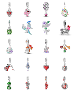 Pendentif <span class=keywords><strong>porte</strong></span>-<span class=keywords><strong>bonheur</strong></span> style danse du lion chinois avec zircon plaqué argent, forme cœur taillé en rose, unisexe, pour usage quotidien - Product Image 2