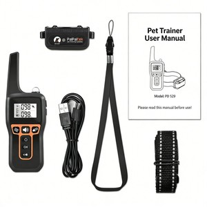 <span class=keywords><strong>Collier</strong></span> <span class=keywords><strong>de</strong></span> dressage <span class=keywords><strong>pour</strong></span> <span class=keywords><strong>chien</strong></span>, dispositif anti-aboiement à distance, entraîneur par vibration, sans choc, niveaux réglables, longue portée, rechargeable, étanche IPX7 - Product Image 3