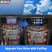 Boîtier d'interface Linux pour Infiniti QX80 QX60 2014-2017, CarPlay sans fil, Android Auto, module CarPlay, décodeur, autoradio, Binarytek