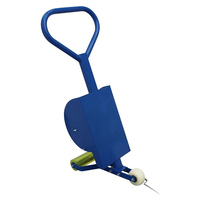 Applicateur de ruban adhésif personnalisé JH-Mech avec pointe de positionnement métallique, rouleau de chargement de ruban intégré, poignée ergonomique en boucle, applicateur de ruban adhésif pour sol