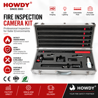 Kit de test de détecteur de fumée et de chaleur 3-en-1 HOWDY de qualité supérieure en ABS, facile à utiliser, équipement de lutte contre l'incendie
