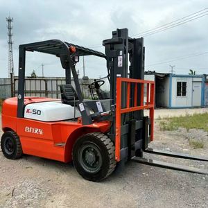 Used Heli K50 5-Ton Diesel Forklift with 3m/3.5m/4.5m/5m/6m Side Shift 2 Stage Mast Solid Tires for Automotive Applications - Product Image 5